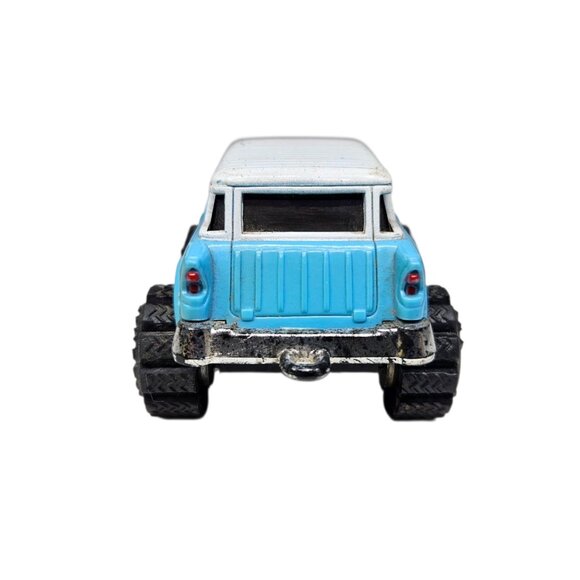 Vintage Schaper Stomper Blue Chevy Nomad Wagon Runs and Lights Up - Picture 4 of 12